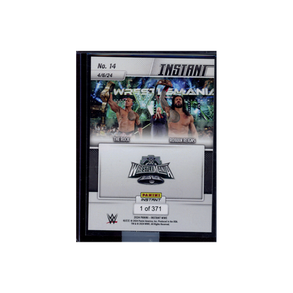 The Rock Roman Reigns 2024 Panini Instant WWE /371