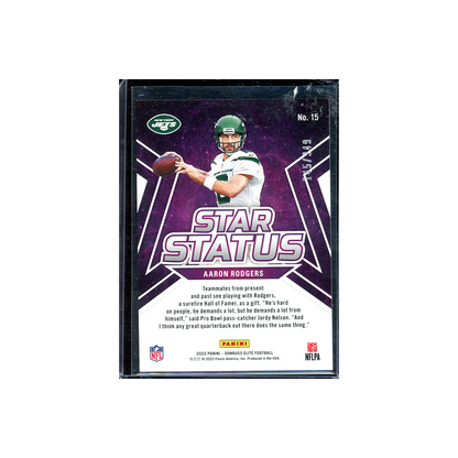 Aaron Rodgers 2023 Panini Donruss Elite Football Star Status /349