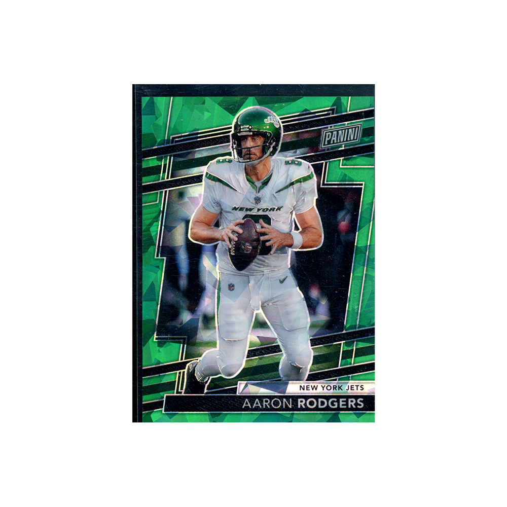 Aaron Rodgers 2024 Panini The National VIP Green Ice /99