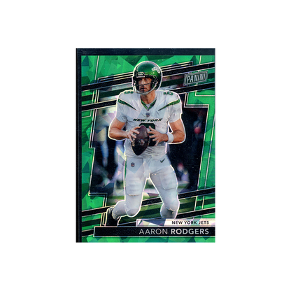 Aaron Rodgers 2024 Panini The National VIP Green Ice /99