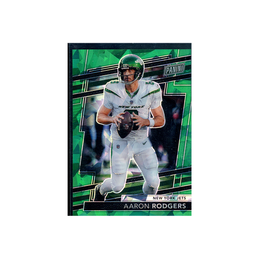 Aaron Rodgers 2024 Panini The National VIP Green Ice /99