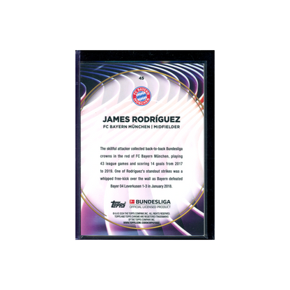 James Rodriguez 2023-24 Topps 60 Years of Bundesliga Soccer /60
