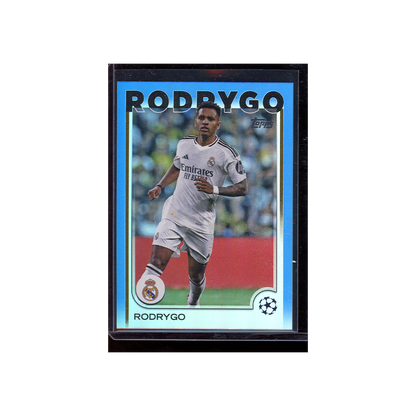 Rodrygo 2025 Topps Uefa UCC Blue /125
