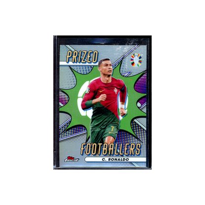 Cristiano Ronaldo 2024 Topps Finest UEFA Euro Soccer Prized Footballers