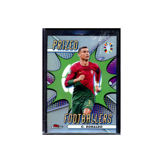 Cristiano Ronaldo 2024 Topps Finest UEFA Euro Soccer Prized Footballers