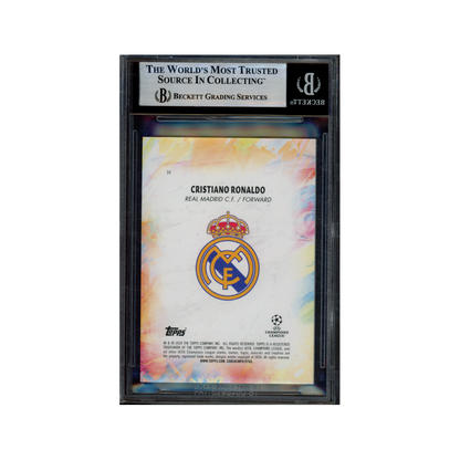 Ronaldo 2023-24 Topps Inception UCC Legacy Blue /49 BGS 8.5