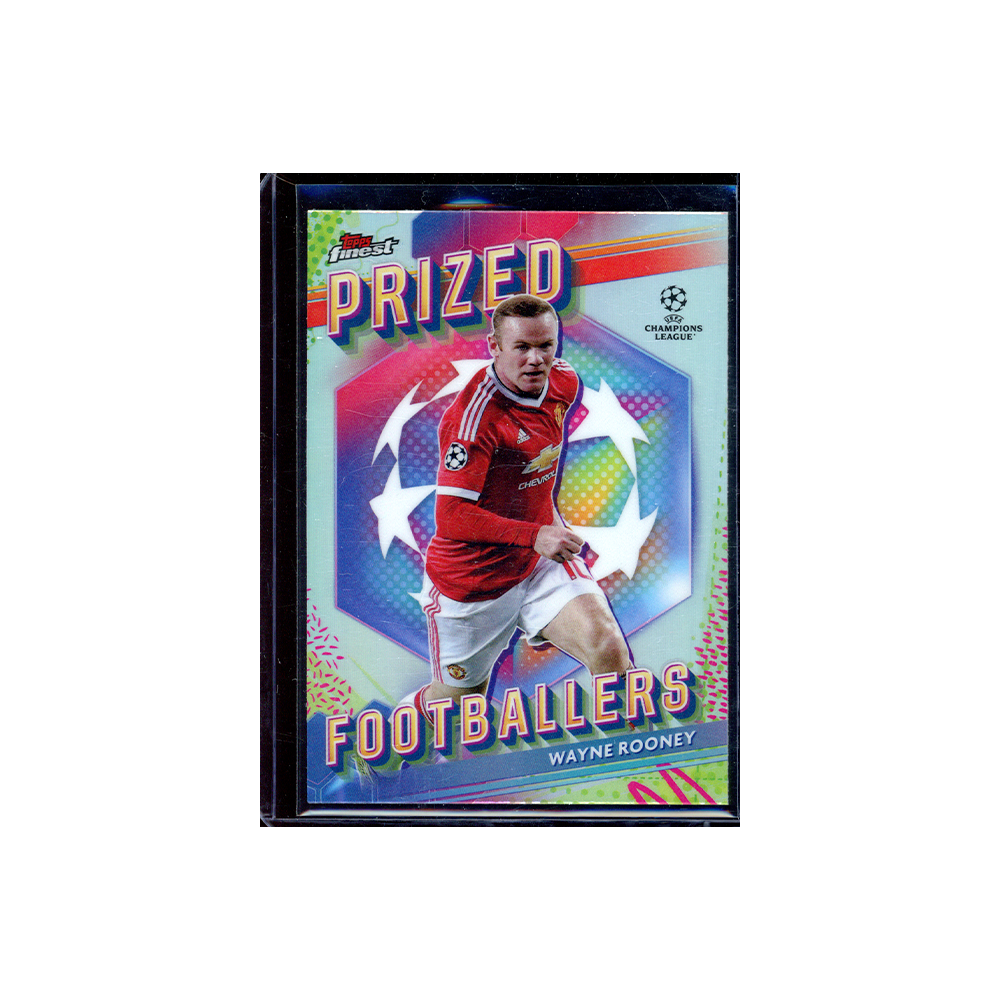 Wayne Rooney 2023-24 Topps Finest UCC Soccer Prized Footballers