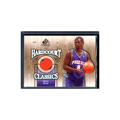 Jalen Rose 2007-08 Upper Deck NBA SP Game Used Hardcourt Classics Patch /50