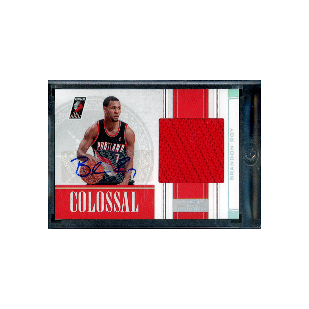 Brandon Roy 2010 Panini Basketball Colossal Patch Auto /25