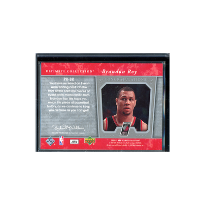 Brandon Roy 2006-07 Upper Deck NBA Ultimate Collection Premium Swatches /75