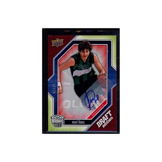 Ricky Rubio 2009-10 Upper Deck Draft Edition Rookie Auto /249