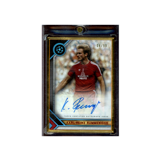 Karl-Heinz Rummenigge 2023-24 Topps Museum Framed Auto /99