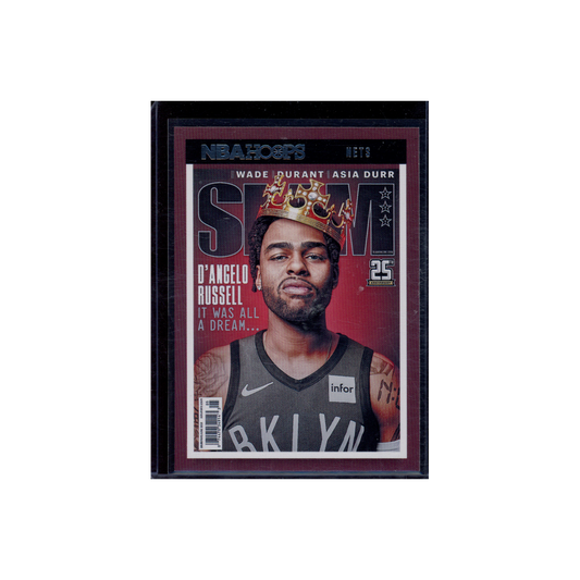 D'Angelo Russell 2021-22 Panini Hoops Basketball SLAM #221