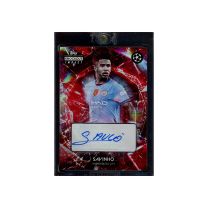 Savinho 2025 Topps UCC Knockout Impact Auto /10