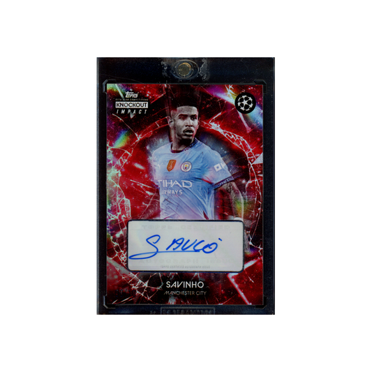 Savinho 2025 Topps UCC Knockout Impact Auto /10