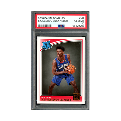 Shai Gilgeous-Alexander 2018-19 Panini Donruss Basketball Rated Rookie PSA 10