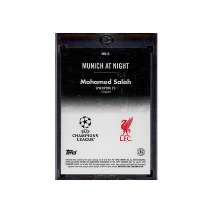 Mohamed Salah 2025 Topps Chrome Munich At Night