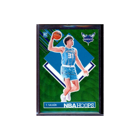 Tidjane Salaün 2024-25 Panini Hoops Basketball Green Wave Rookie /25