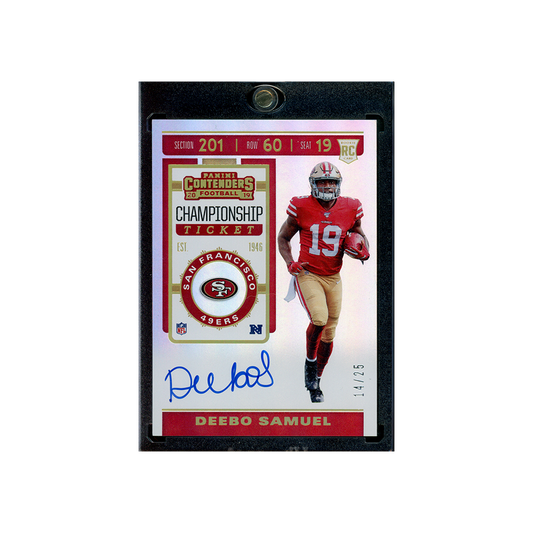 Deebo Samuel 2019 Panini Contenders Football Championship Ticket Rookie Auto /25