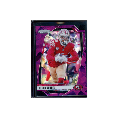 Deebo Samuel 2024 Panini Prizm Football Purple Ice /225
