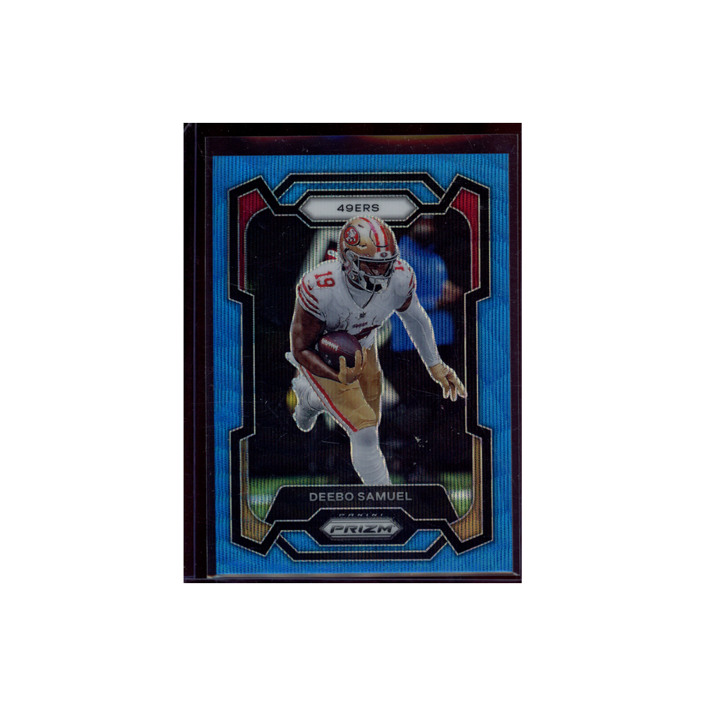 Deebo Samuel 2023 Panini Prizm Football Blue Wave /199