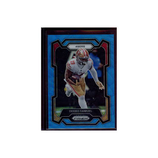 Deebo Samuel 2023 Panini Prizm Football Blue Wave /199