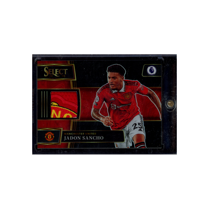 Jaden Sancho 2022-23 Panini Select Premier League Soccer Patch Black 1/1