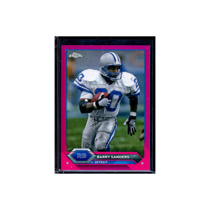 Barry Sanders 2023 Topps Composite Football Chrome Pink /399