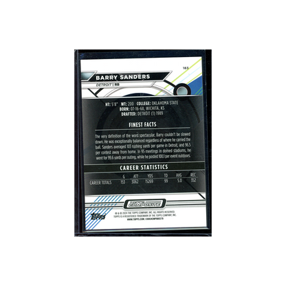 Barry Sanders 2023 Topps Composite Football Finest Blue /325