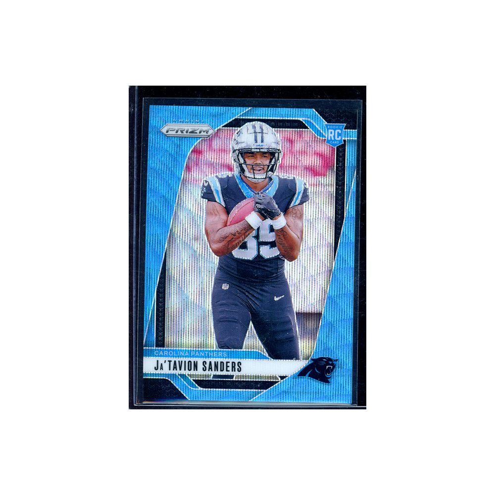 Ja'Tavion Sanders 2024 Panini Prizm Football Blue Wave Rookie /230