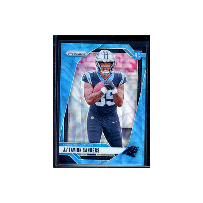 Ja'Tavion Sanders 2024 Panini Prizm Football Blue Wave Rookie /230