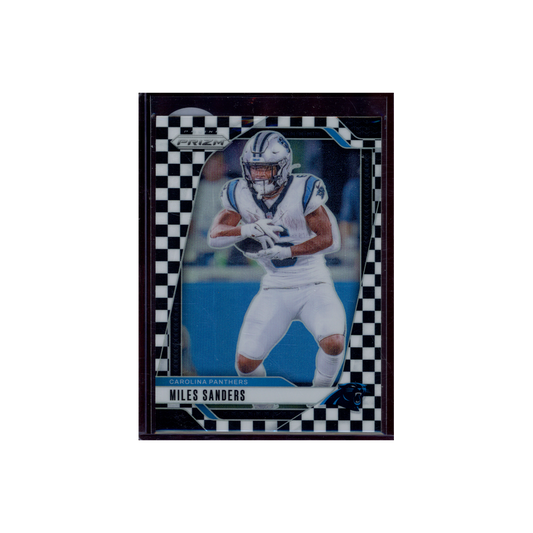 Miles Sanders 2024 Panini Prizm Football Black & White Checkerboard