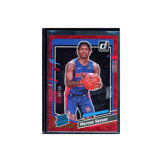 Marcus Sasser 2023-24 Panini Donruss Basketball Rated Rookie Fireworks /88