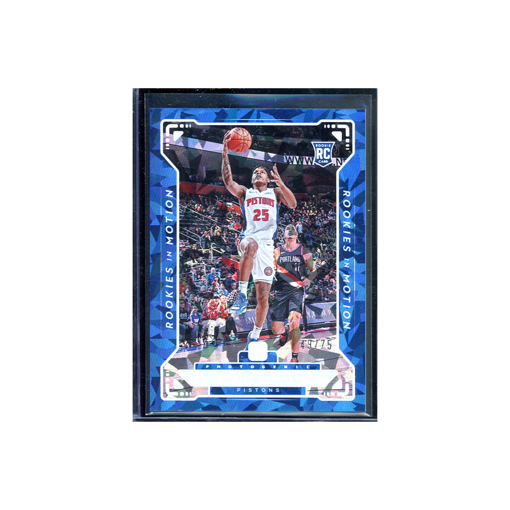 Marcus Sasser 2023-24 Panini Photogenic Basketball Rookies in Motion Cracked Ice /75