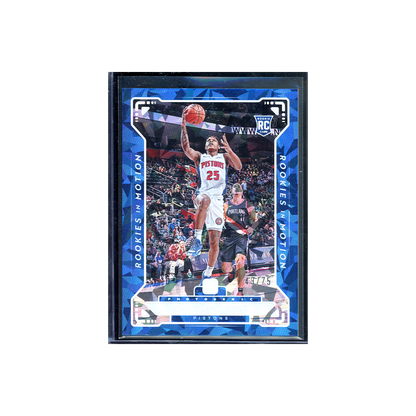 Marcus Sasser 2023-24 Panini Photogenic Basketball Rookies in Motion Cracked Ice /75