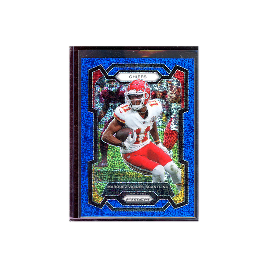 Marquez Valdes-Scantling 2023 Panini Prizm Football Blue Sparkle Prizm /96