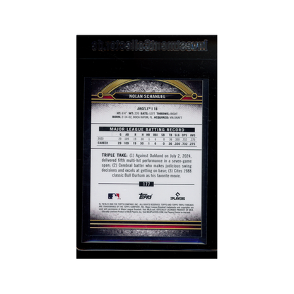 Nolan Schanuel 2024 Topps Baseball Rookie /149