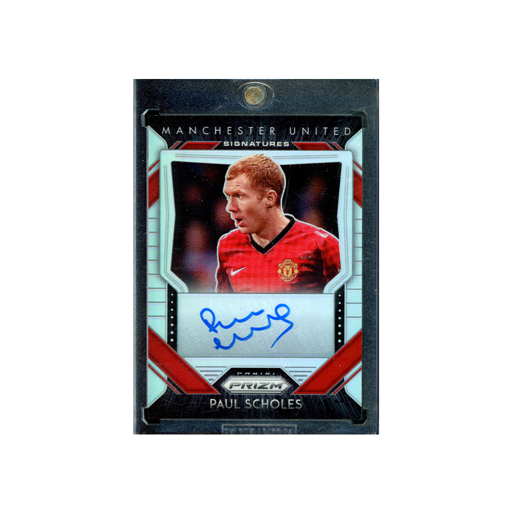 Paul Scholes 2020-21 Panini Prizm PL Soccer Auto /25