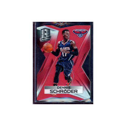 Dennis Schröder 2014-15 Panini Spectra Basketball Red Die-Cut /25