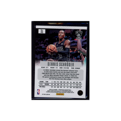 Dennis Schröder 2023-24 Panini Prizm Deca Basketball Red #45