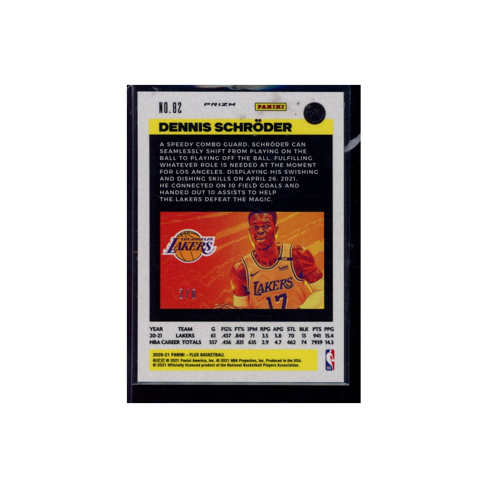 Dennis Schröder 2020-21 Panini Flux Basketball /8