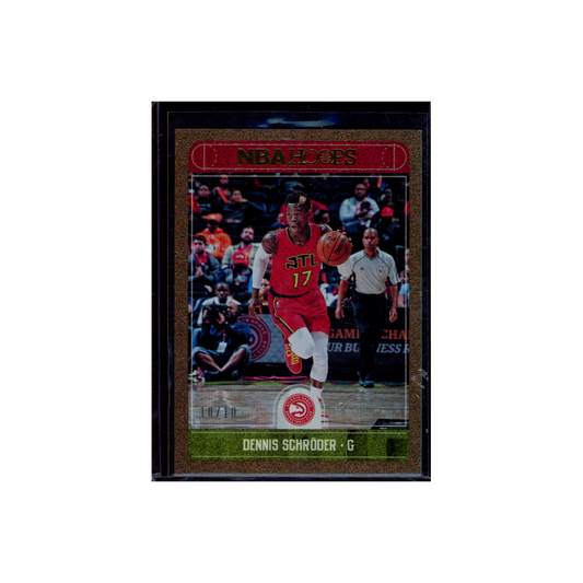 Dennis Schröder 2017-18 Panini Hoops Basketball Gold /10