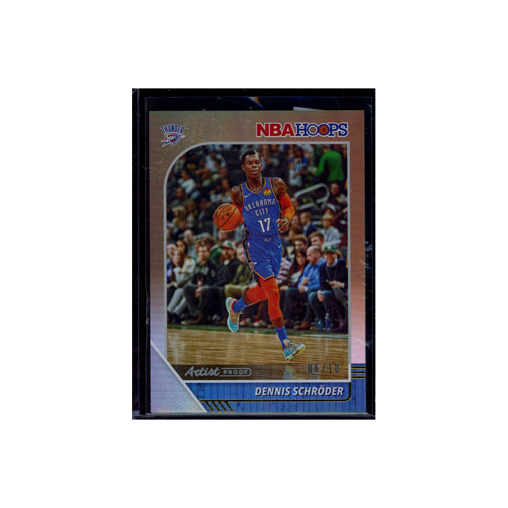 Dennis Schröder 2019-20 Panini Hoops Basketball Artist Proof Gold /10