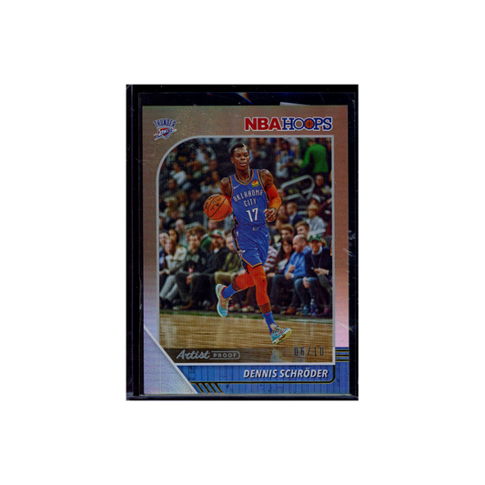 Dennis Schröder 2019-20 Panini Hoops Basketball Artist Proof Gold /10
