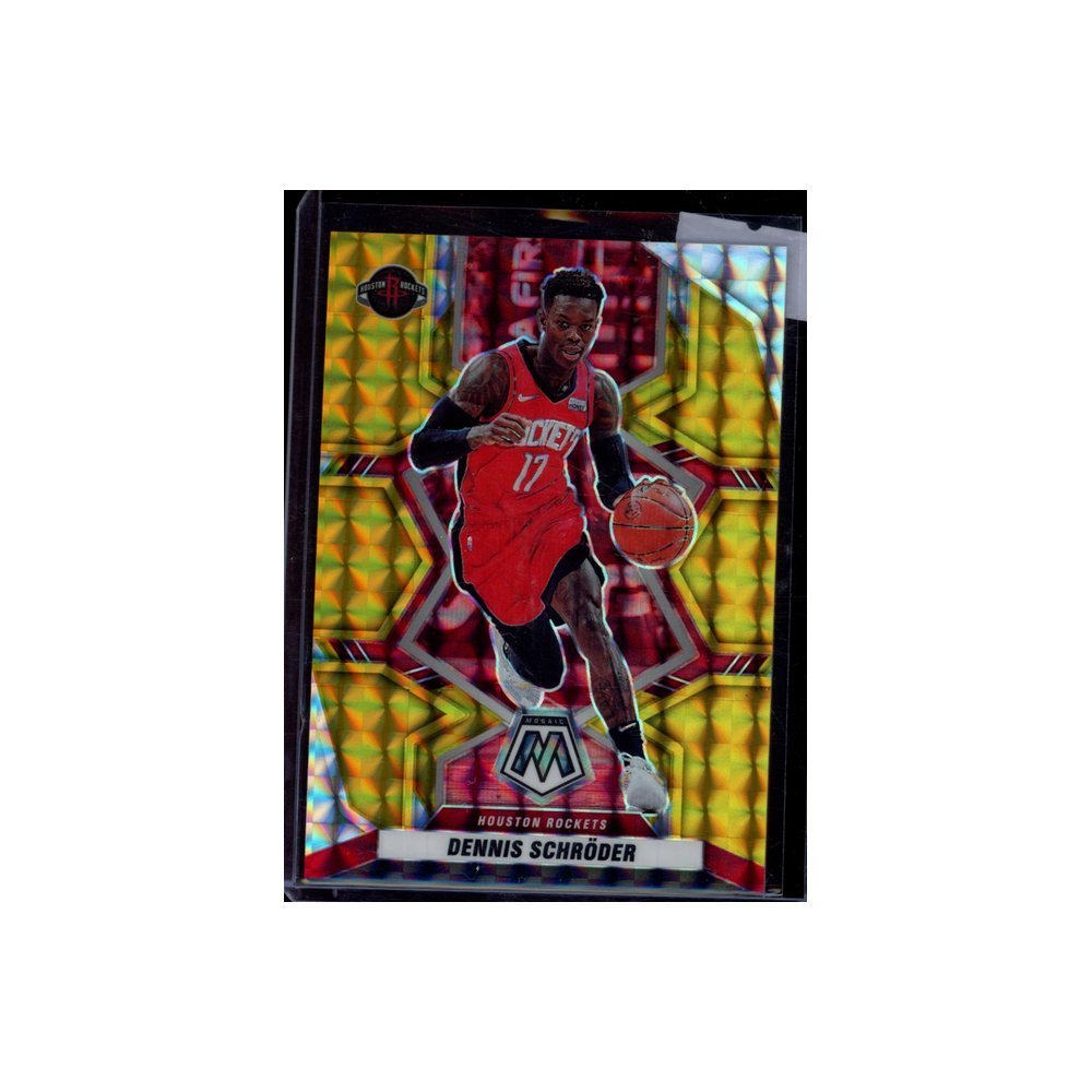 Dennis Schröder 2021-22 Panini Mosaic Basketball Gold /10
