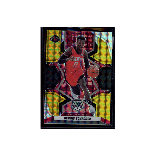Dennis Schröder 2021-22 Panini Mosaic Basketball Black/Gold /8