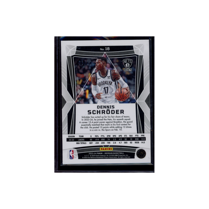 Dennis Schröder 2023-24 Panini Obsidian Basketball Molten Mojo Electric Etch /10