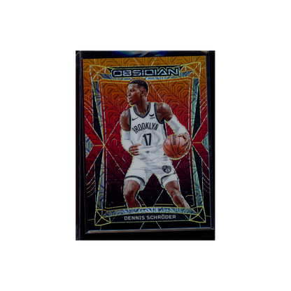 Dennis Schröder 2023-24 Panini Obsidian Basketball Molten Mojo Electric Etch /10