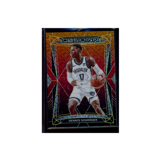 Dennis Schröder 2023-24 Panini Obsidian Basketball Molten Mojo Electric Etch /10