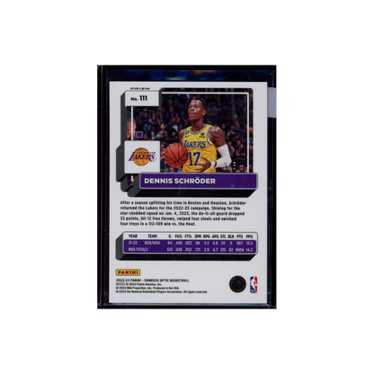Dennis Schröder 2022-23 Panini Donruss Optic Basketball Lucky Envelopes /8